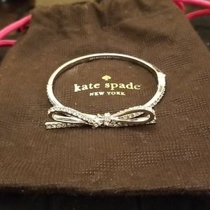 Kate Spade Skinny Mini Pave Bow Bangle